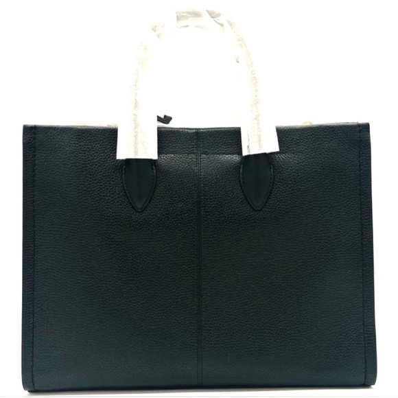 Michael Kors Medium Mirella Tote Bag Black Leather - Picture 7 of 12